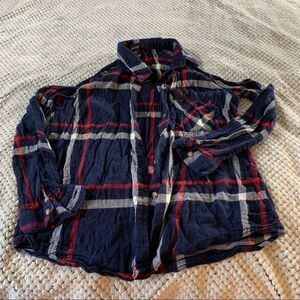 Forever 21 plaid button down size SMALL